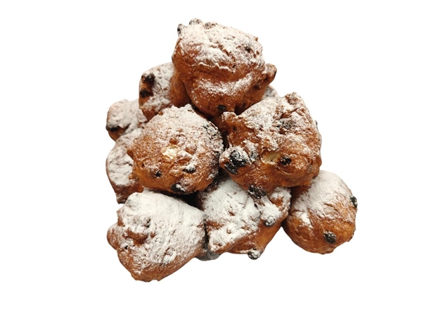 Oliebollen met rozijnen 10 stuks